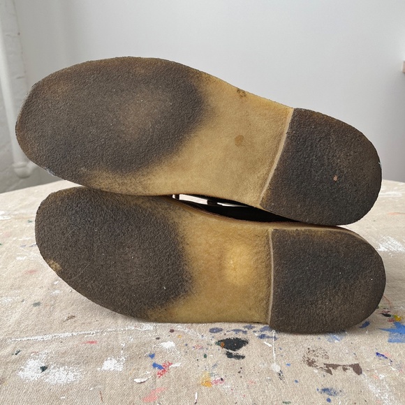 CLARKS DESERT BOOTS / SIZE 10 M / Beeswax Leather - Picture 11 of 12
